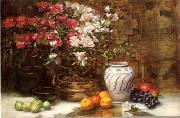 Floral, beautiful classical still life of flowers.096 unknow artist